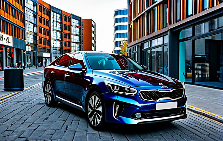 Prompt 1: Kia K5 - Dynamic Urban Presence**