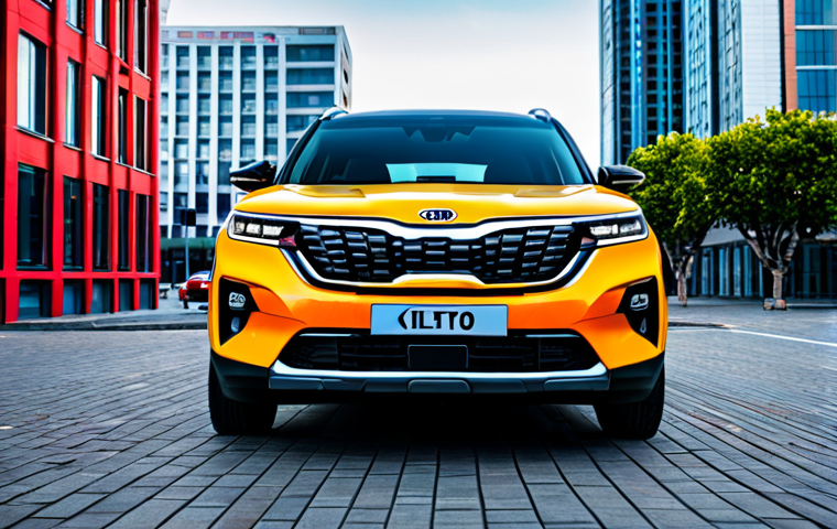 **

"A sleek, updated Kia Seltos Facelift in a vibrant cityscape, showcasing its modern front grille and LED DRLs, fully clothed, appropriate content, safe for work, perfect anatomy, natural proportions, professional car photography, high quality, modest"

**