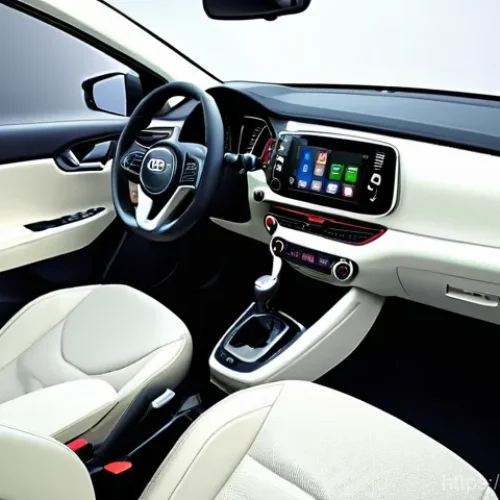 기아 모닝의 실내 편의 사양 - **Prompt 1: Premium Comfort and Ventilated Seating**
    "A realistic, high-definition image of the ...